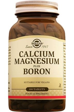 Calcium Magnesium Plus Boron 100 Tablet (kalsiyum Magnesyum) Skt:06-2025 hızlıgeldi109