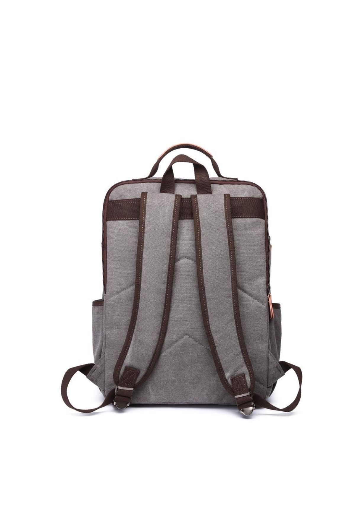 C-Active 1260 Kanvas Kumaş Büyük Boy Sırt Çantası - Gri