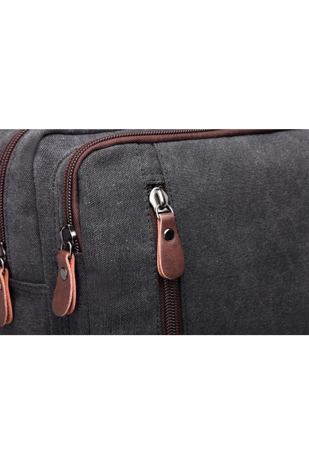 C-Active 1260 Kanvas Kumaş Büyük Boy Sırt Çantası - Gri