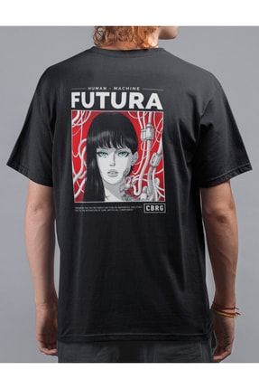 Futura Çift Yön Baskılı Oversize Premium T-shirt futuraed