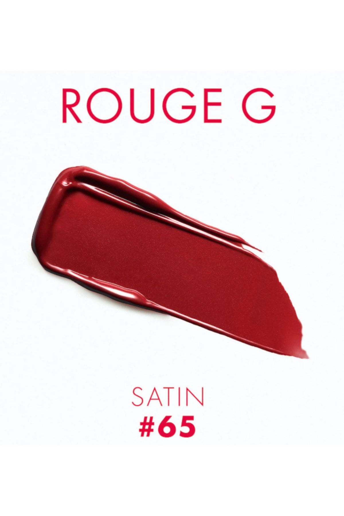 Guerlain رژ لب مات ساتنی Rouge G حجیم کننده و نرم کننده لب ها رنگ صورتی شماره 65