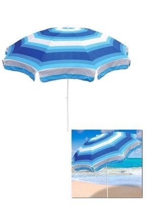 Plaj Deniz Şemsiyesi Balkon Şemsiyesi Eğilebilir Başlık 2 Mt Çap 10 Telli Nlbt13