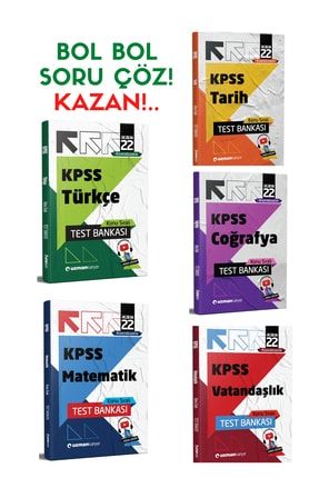 2022 Kpss Genel Kültür Genel Yetenek Konu Sıralı Test Bankası Set (5 Kitap) TYC00430725991
