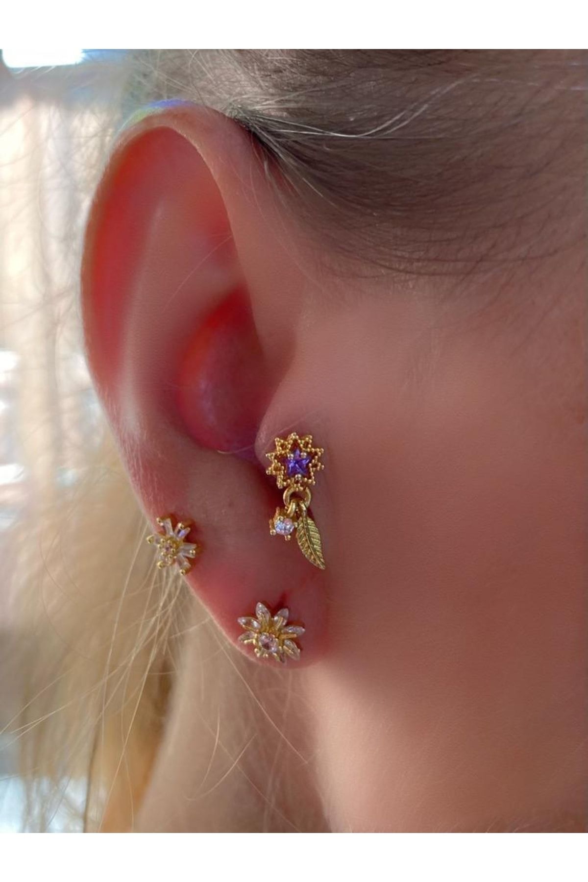 Arescollection Surgical Steel Tragus Cartilage Compatible Piercing
