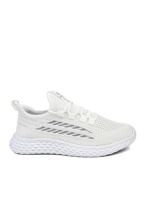 Beyaz Triko Erkek Günlük Spor Ayakkabı Sneaker 130 0130