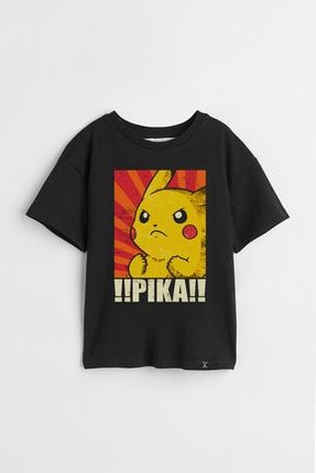 Pokemon Pikachu Pika Özel Tasarım Baskılı Unisex Çocuk Tişört 0522712sda160439