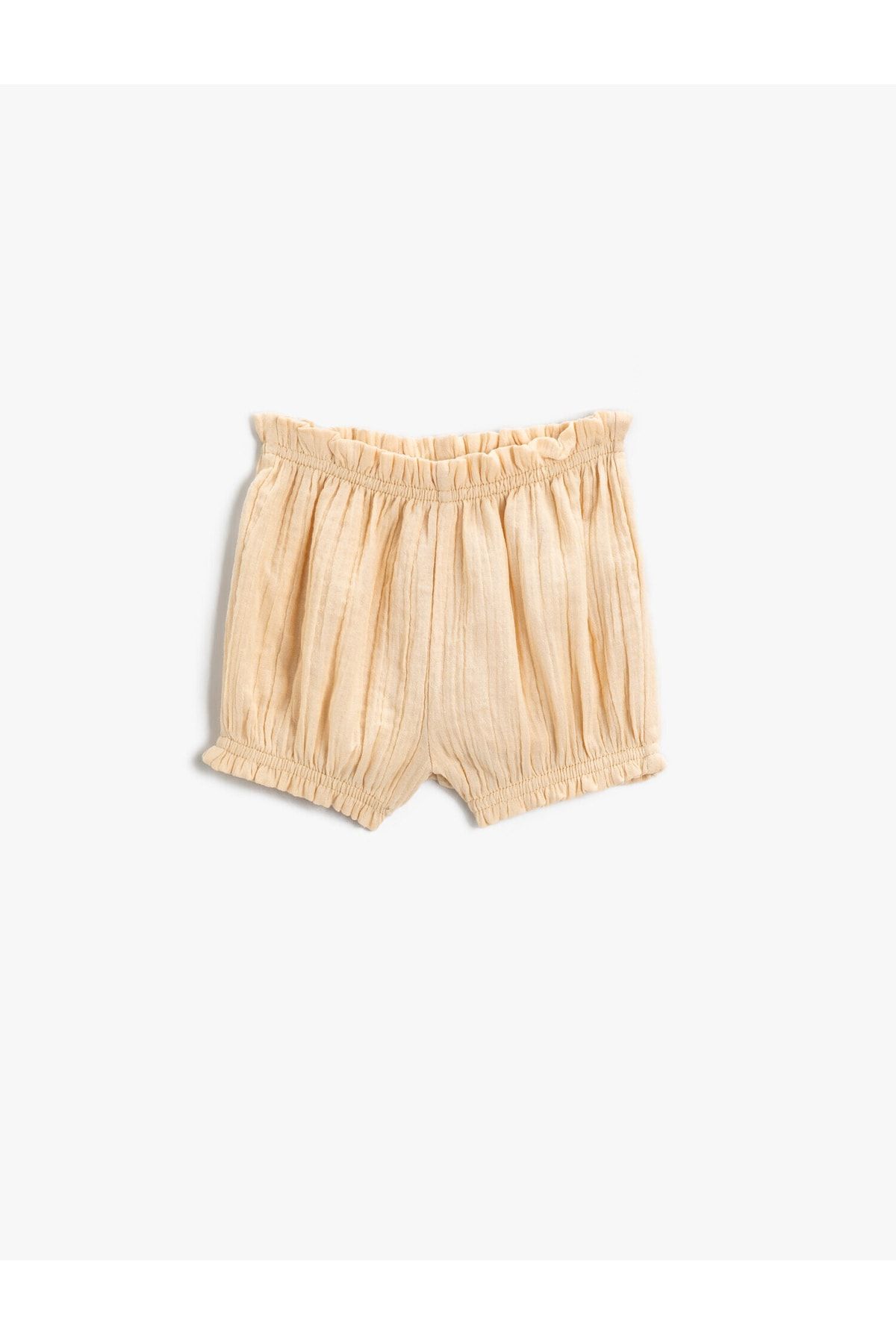 Koton Shorts mit Kordelzug und Trendyol Beinen aus Bund Baumwolle elastischem - und