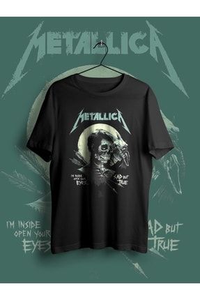 Metallica Open Your Eyes Baskılı Unisex Tişört TCO20210160