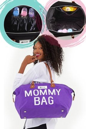 Mommy Bag Anne Bebek Bakım Çantası Büyük Boy Termos Biberon Bölmeli Omuz Çanta YG9000-T