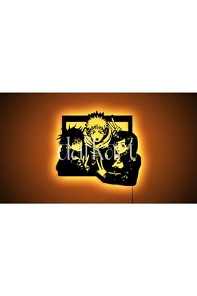 Jujutsu Kaisen Rgb Led Işıklı Ahşap Tablo Ev Ofis Anime Duvar Dekoru dafk0141