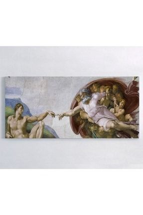 Michelangelo - The Creation Of Adam Kanvas Tablo nzn504