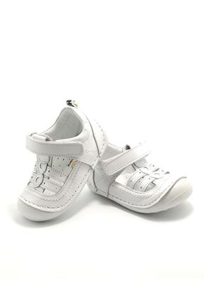 Unisex Bebek Hakiki Deri Ortopedik Ilkadım Ayakkabısı AB271
