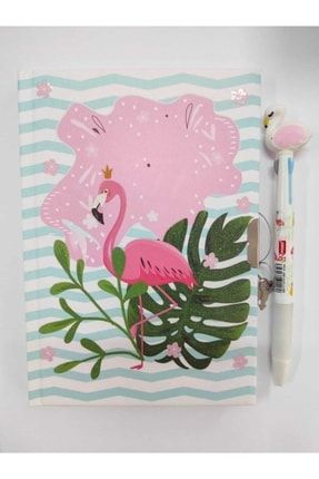 Flamingo Günlük Ve Flamingo Tükenmez Kalem Seti F4
