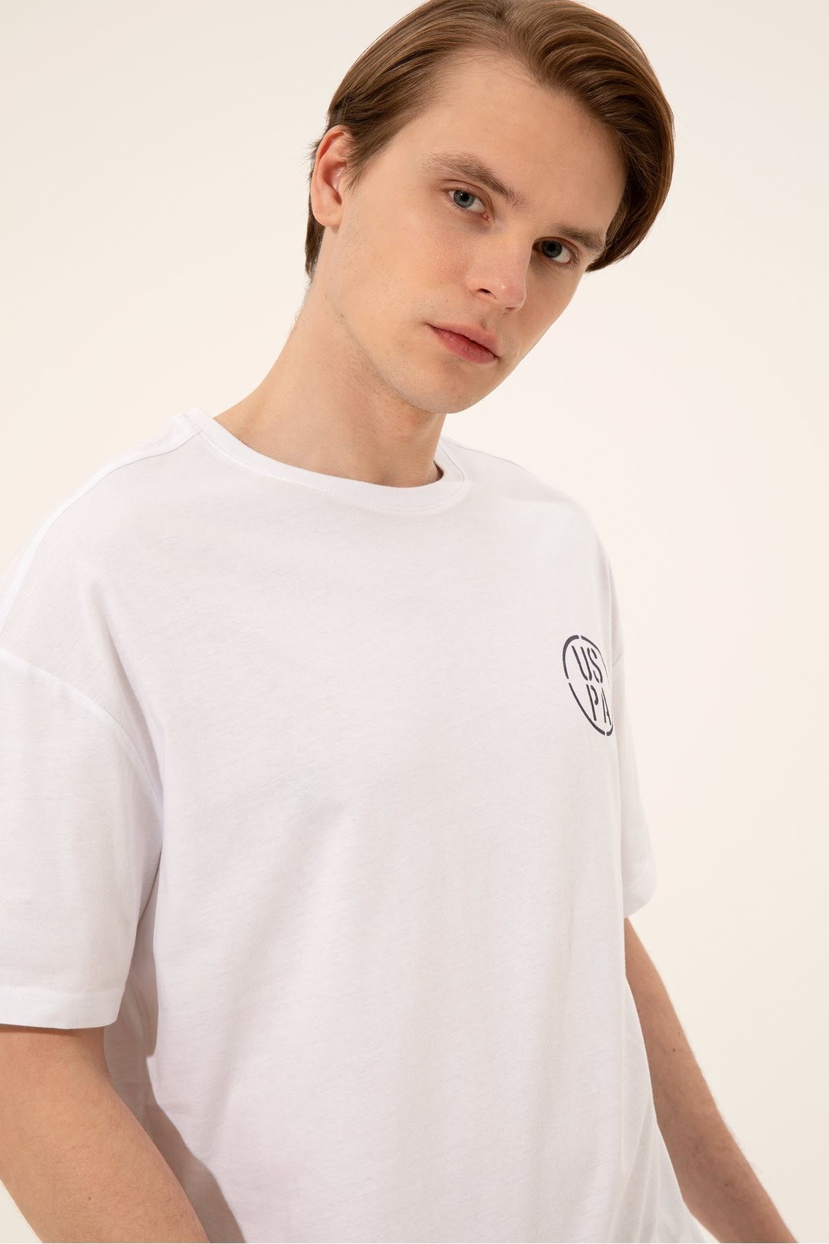 تی شرت سفید مردانه تیشرت اورجینال U.S. Polo Assn.