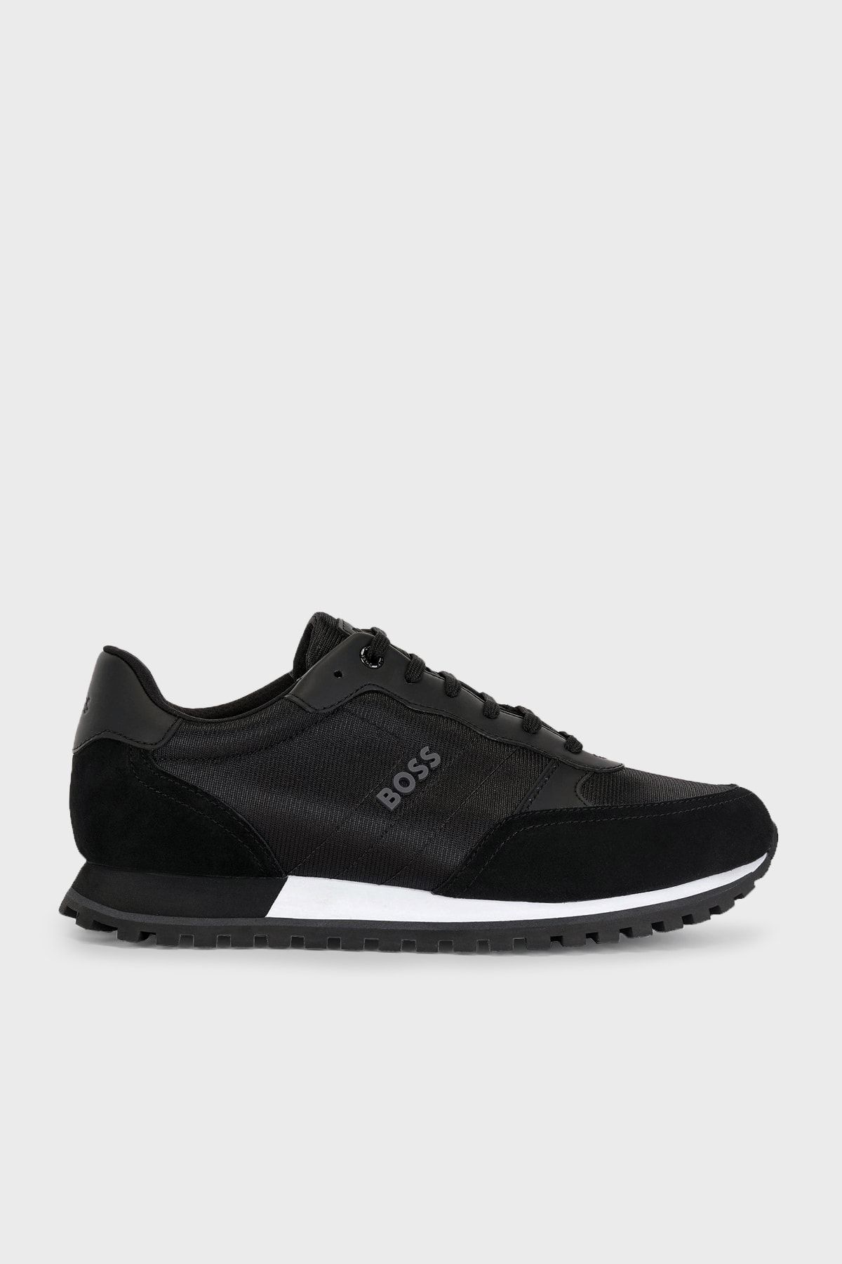 Boss Logolu Deri Sneaker Ayakkabı Erkek Ayakkabı 50470152 001