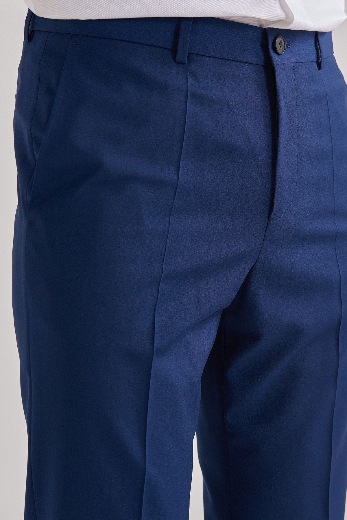 شلوار آبی مردانه پشم اورجینال Hugo Boss