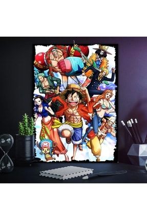 One Piece Animetasarım 50x70cm Hediyelik Dekoratif 8mm Ahşap Tablo Trendyol-Ton-1-179-164