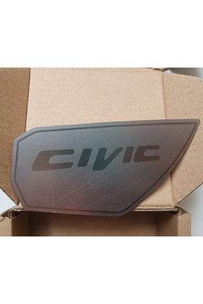 Honda Civic 2016+ Kapı Açma Kolu Iç Kaplama - Silver HND313CVC7672FC5