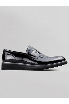 Incheon Erkek Hakiki Deri Loafer Klasik Ayakkabı-siyah TX09CE6D0A1152