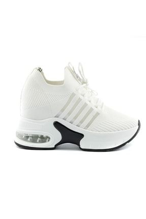 Beyaz - Kadın Gizli Dolgu Sneaker GJ22Y300-13