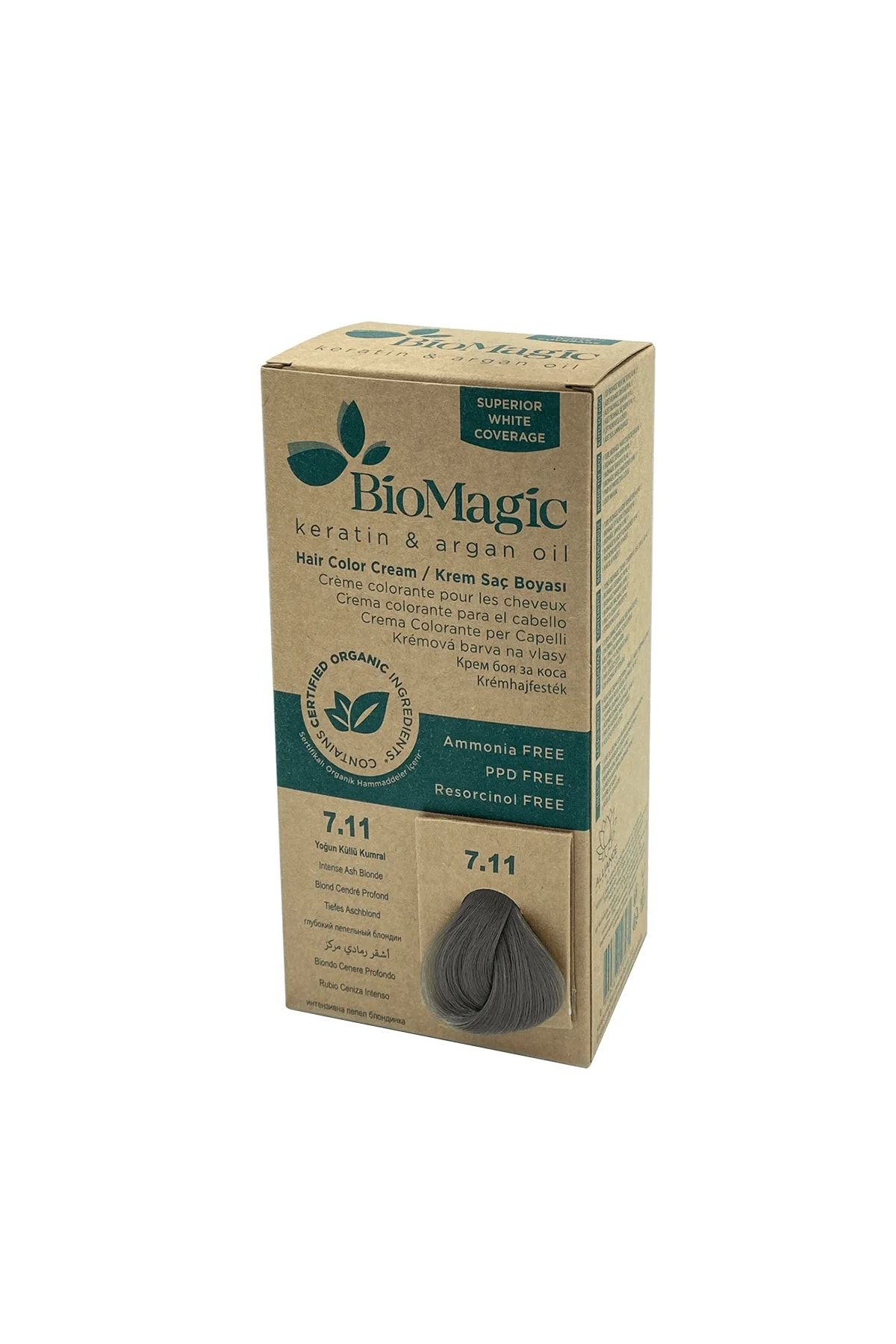 BIOMAGIC SAÇ BOYASI YĞN. KÜLLÜ KUMRAL 7.11