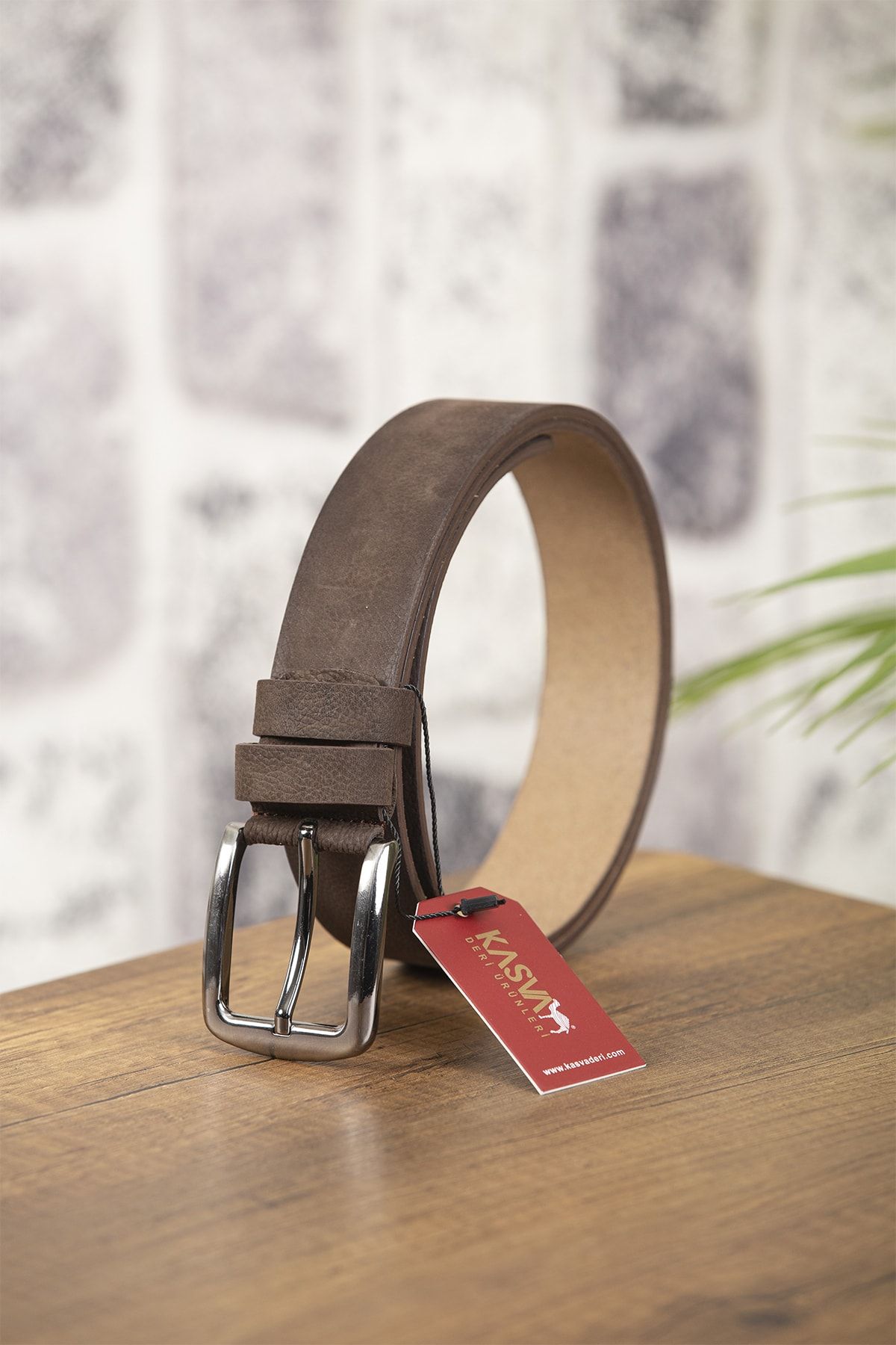 Genuine shop leather belt