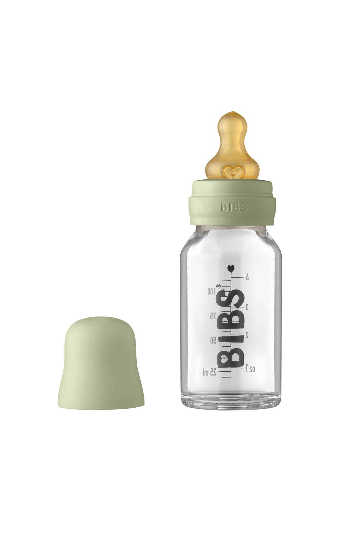 Bibs Baby Bottle Complete Set Biberon 110 Ml Sage