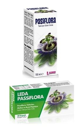 Pasiflora 30 Kapsul ve Sıvı Takviye Edici Gıda Şurup 150 ml Set PSLFL150kapsul