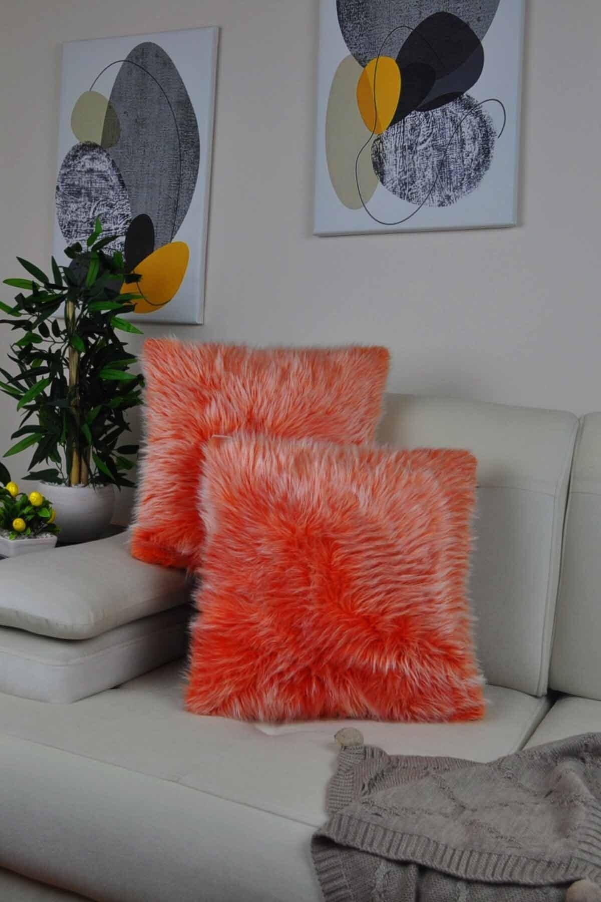 Plush outlet throw pillows