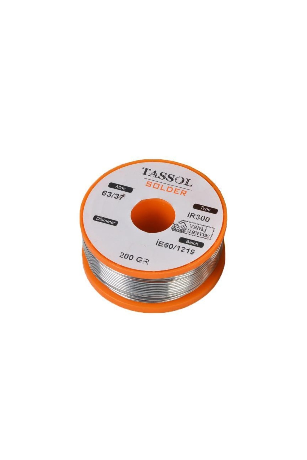 TASSOL 0.75 Mm 200gr Lehim Teli %63 Kalay / %37 Kurşun