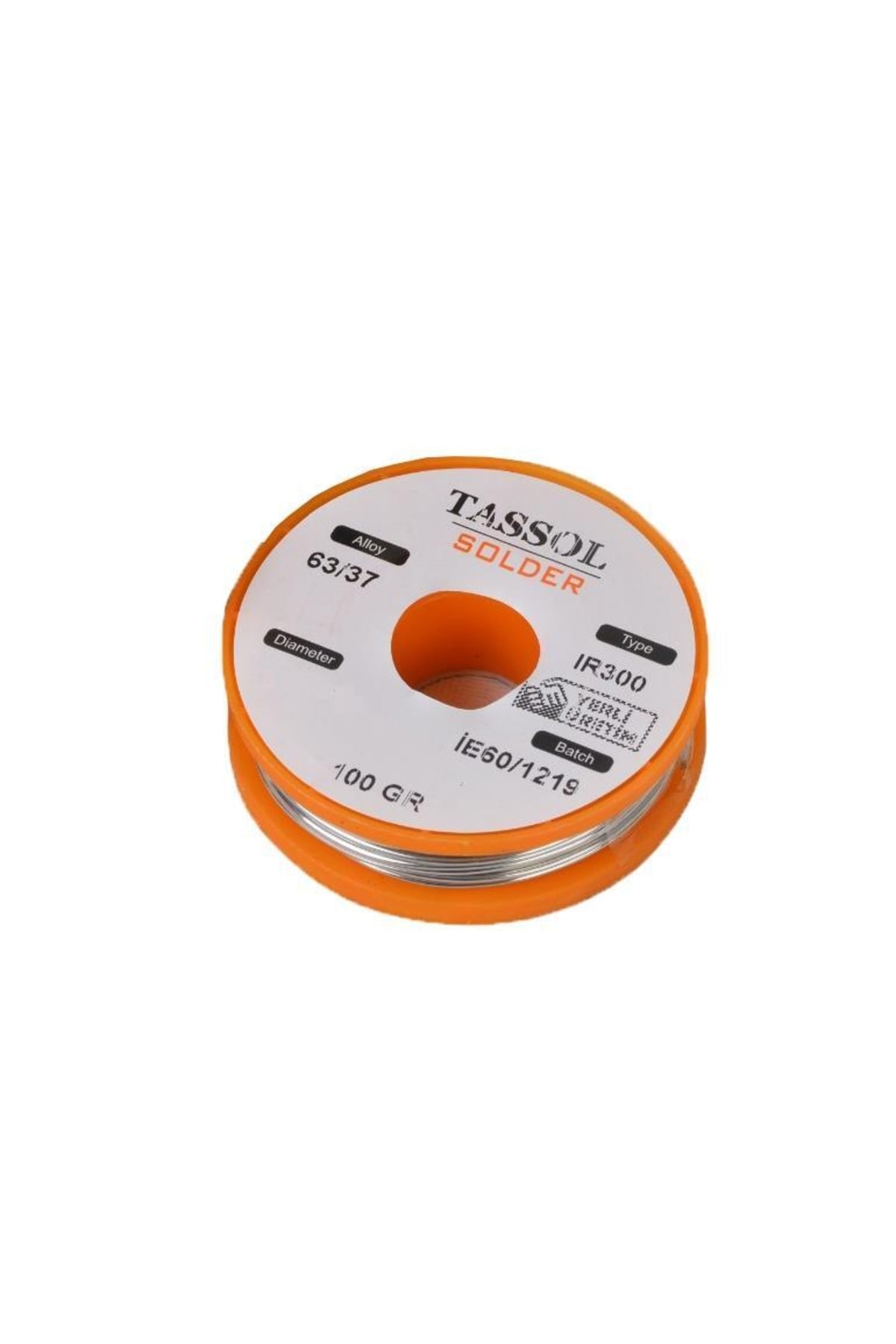 TASSOL 0.50 Mm 100gr Lehim Teli (%63 Kalay / %37 Kurşun)