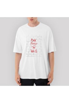 Pink Floyd The Wall Oversize Beyaz Tişört OZT0266