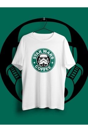 Star Wars Coffee Baskılı Unisex Tişört TCO20210100