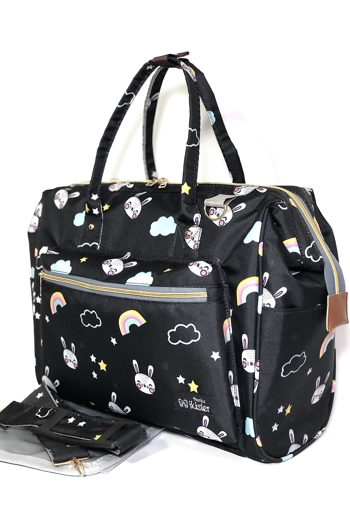 Harika ikizler Bebek Bakım Çantası + Termal (mama , Yemek Taşıma )çanta Seti fotoğrafı 2 (önizleme)