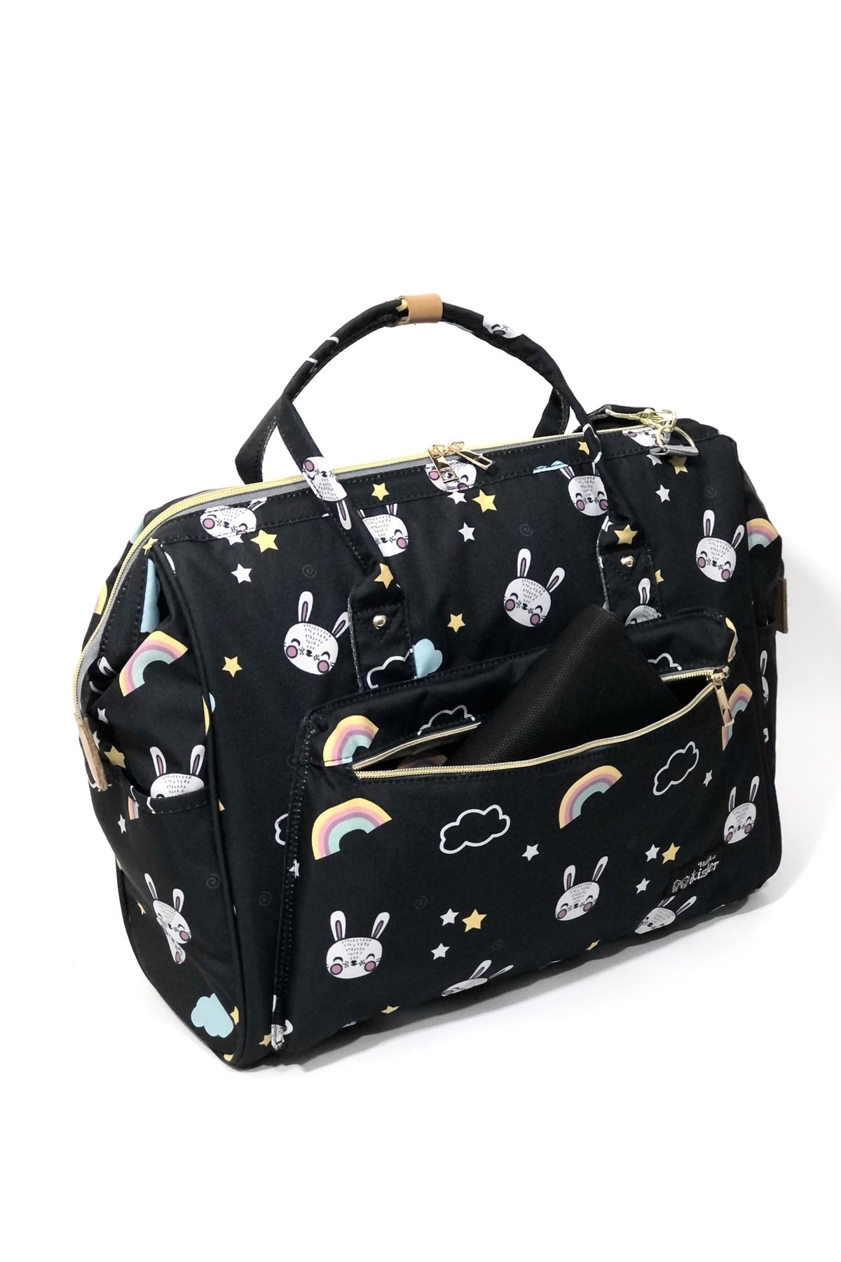 Harika ikizler Bebek Bakım Çantası + Termal (mama , Yemek Taşıma )çanta Seti fotoğrafı 3 (önizleme)