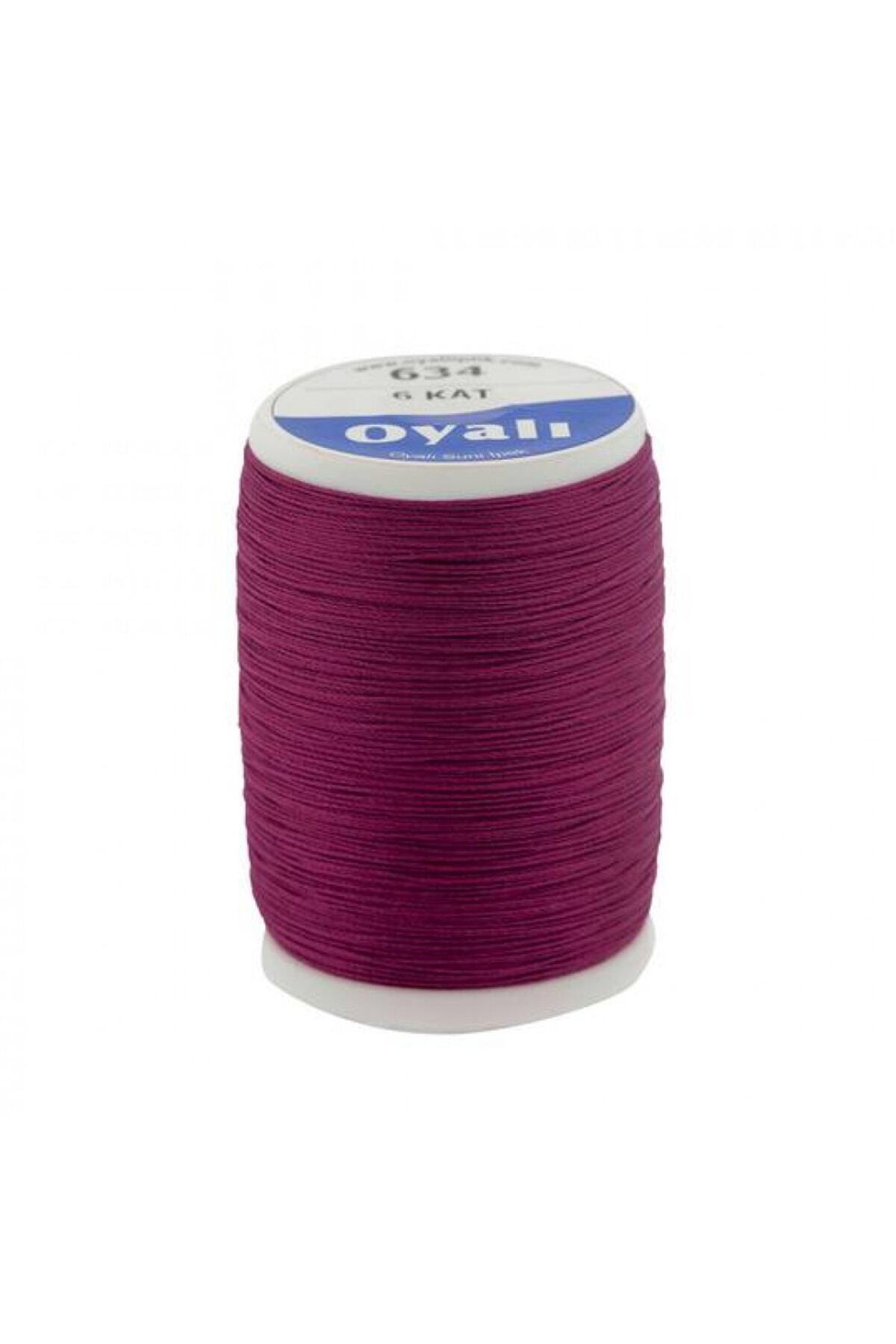 Engraved 6 Layers Faux Silk Cross Stitch Etamin Hand Embroidery Rope Color No: 634