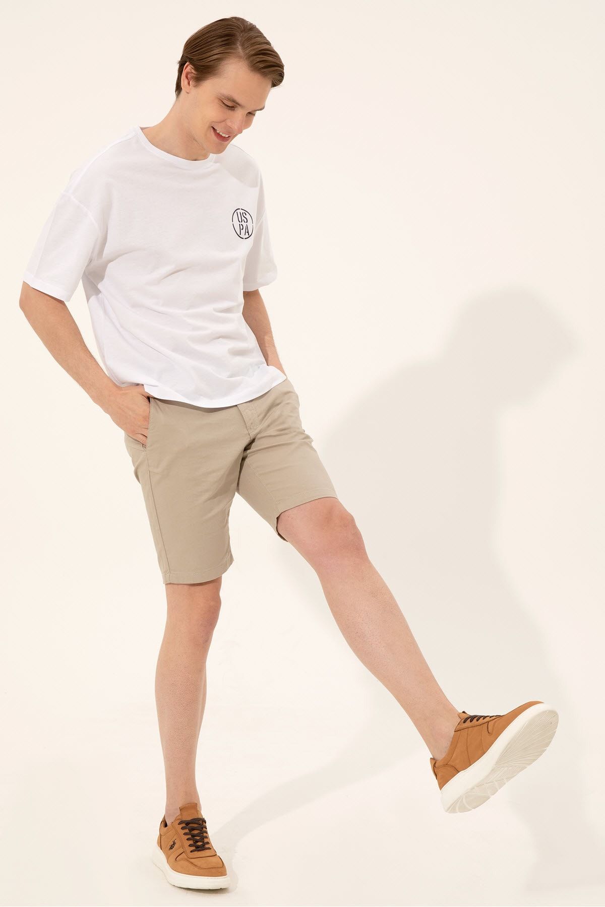 تی شرت سفید مردانه تیشرت اورجینال U.S. Polo Assn.