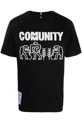 In Dust Community Logo Siyah T-shirt M28728SC00291