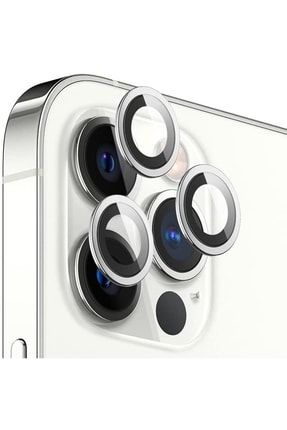 Iphone 12 Pro Max Uyumlu Alüminyum Alaşım Tempered Glass Kamera Lens Koruyucu TYC00432191631