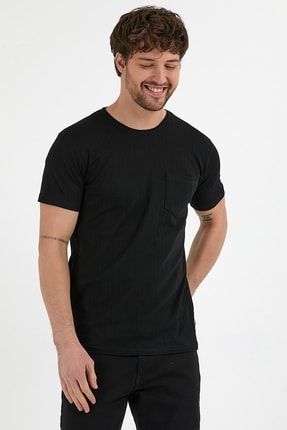 Balbına Erkek T-shirt Siyah ST12TE361