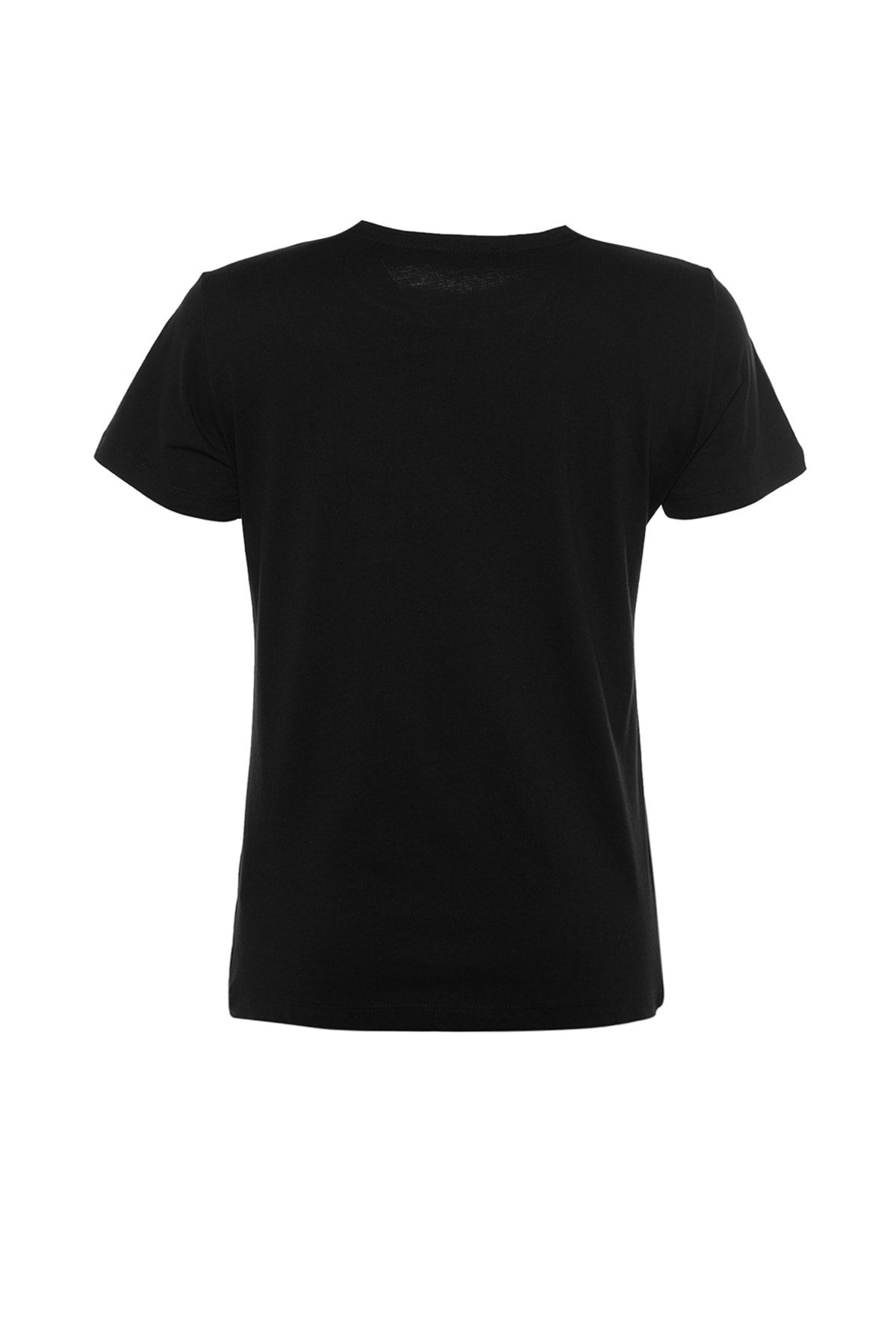 Çok Renkli %100 Pamuk Süprem Bisiklet Yaka 2'li Paket Örme T-Shirt TWOSS20TS0141