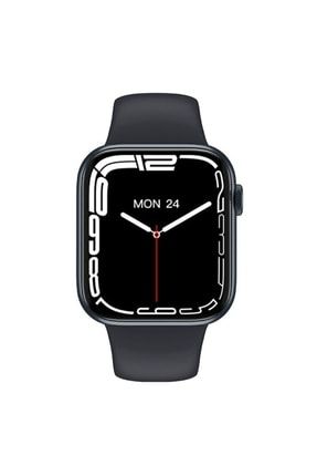 Iphone 7 Plus Uyumlu Yeni Nesil Şık Tasarımlı Siyah Watch7 Akıllı Saat Smart Watch HW37SYH-6
