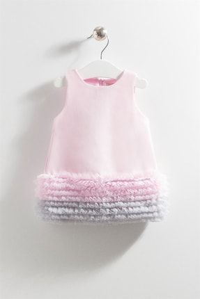 Kız Bebek Fırfırlı Elbise canwin-22114-511