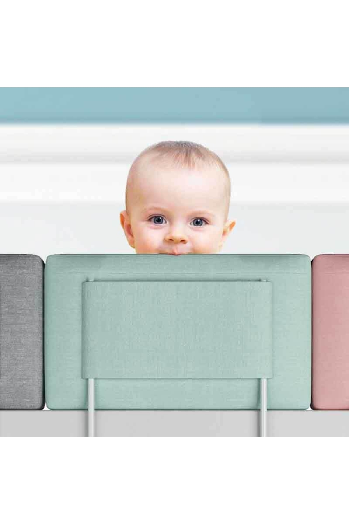 RevuBaby 200 Cm Serenity Xl Yeni Nesil Yatak Bariyeri Korkuluğu Midex (4 Blok) fotoğrafı 7 (önizleme)