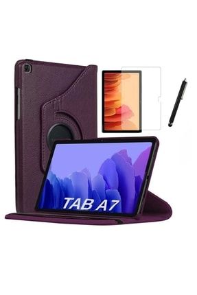 Galaxy Tab A7 Lite T225 Uyumlu Dönebilen Tablet Kılıfı + Ekran Koruyucu + Kalem 8.7 Inç SM-T225-DönerliSet