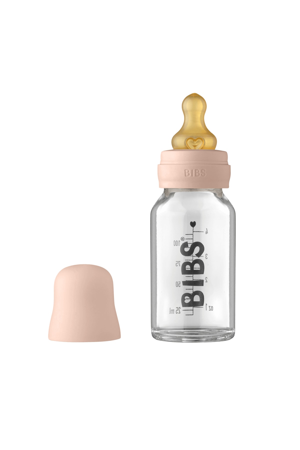 Bibs Baby Bottle Complete Set Biberon 110 Ml Blush