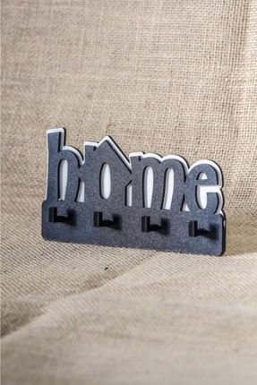 Dekoratif Home Anahtar Askısı Ahşap Anahtarlık Dekor OKLM3002