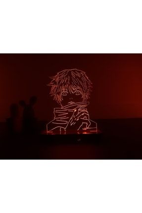 Jujutsu Kaisen Satoru Gojo Kumandalı 16 Renk Rgb Led Dekoratif Anime 3d Masa Lambası Lamp35