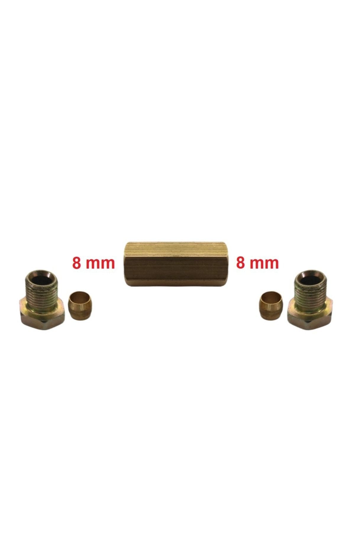 7A MÜHENDİSLİK Bakır Boru Birleştirme Aparatı 8 Lik (8x8x8mm)