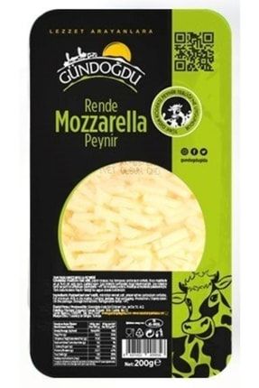 Rende Mozzarella Pizza Için Tek Kullanımlık 200 gr 152.01.00.04.0005